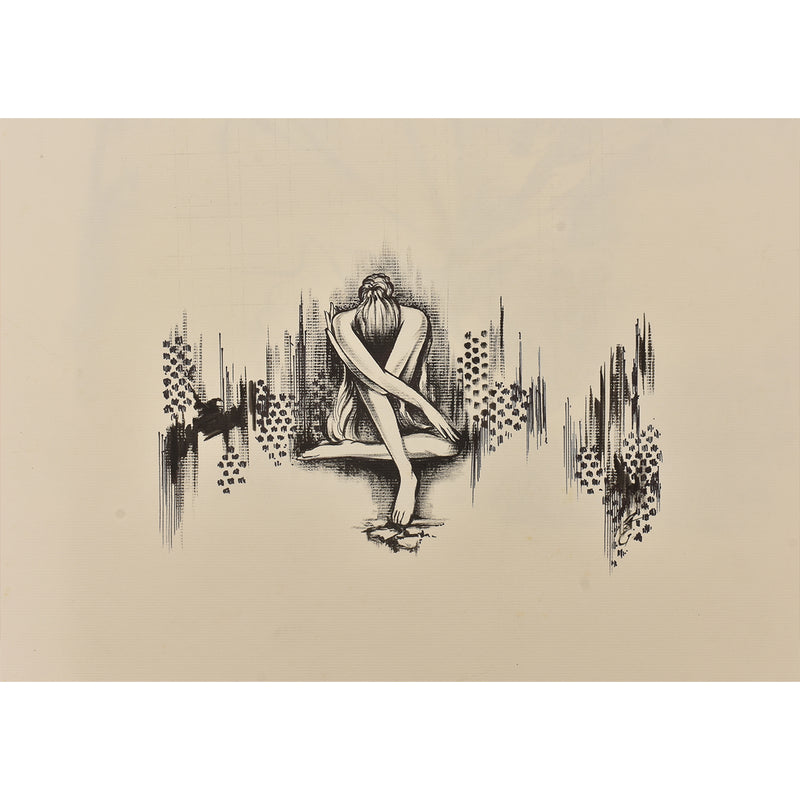 Works on paper (Install view), 2020